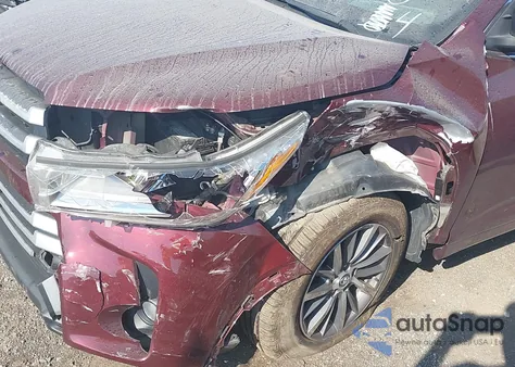 2018 Toyota Highlander Xle from USA, damaged, VIN 5TDJZRFH8JS845804